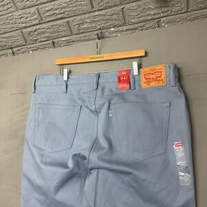 Levis 541 Athletic Taper Pants Mens 42x32 Light Blue Twill New With Tags